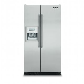  36 Stainless Freestanding Side by Side Refrigerator Freezer