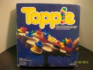 Pressman Toy Corp Toppie Board Game 1985 Many Other Board Games