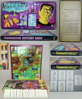 Universal Monsters Frankenstein 1963 Hasbro Mystery Game