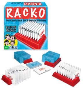  Classic Rack Em Score Card Game Racko Family Fun Winning Moves