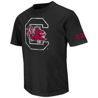 South Carolina Gamecocks Mens Distressed Logo T Shirt Tee