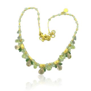  New Gurhan 24K Gold Multi Gemstone Necklace $8 520
