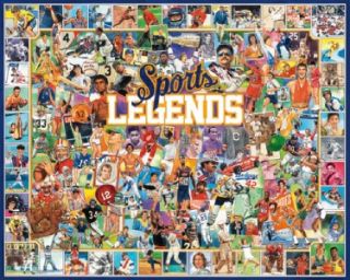 Sports Legends 1000 Piece Jigsaw Puzzle Ball Game New