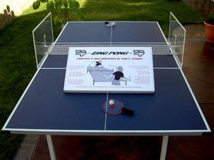  Pong Extreme Table Tennis Game 2 Power Paddles and All Hardware