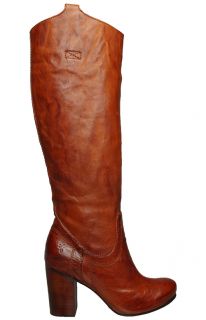 Frye Womens Boots Carson Heel Tab 77668 Cognac Leather Sz 7.5 M