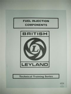 Triumph TR7 TR8 Fuel Injection Parts Book 811