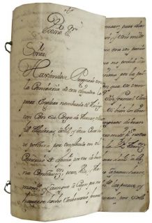 1747 Spanish Mauscript Letter BRITISH SHIP HARRINGTON CAPTURED Ivory