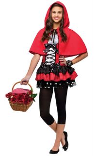Brand New Teen Sweet Red Hood Halloween Costume 121653