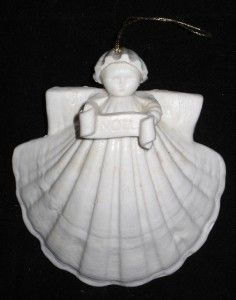 Margaret Furlong 3 NOEL Angel Ornament, 1992 MIB