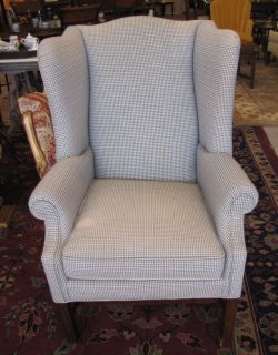 Ethan Allen Wingback Chair at The Raleigh Furniture Gallery