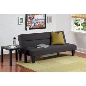 New Futon Sofa Bed in Black, Charcoal, Red lounger couch Kebo Free