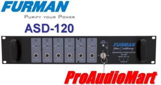 Furman ASD 120 Sequenced Power Distributor 120 Amp New 