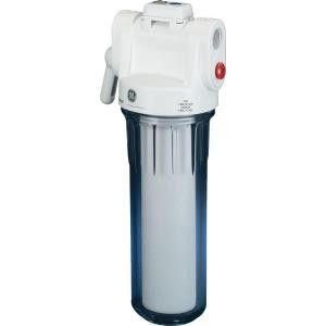 description the ge household water pre filtration system connects to 3