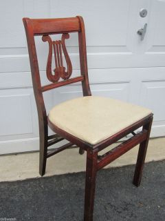 Stakmore Aristocrats of Folding Furniture Antique Wood Folding Chair