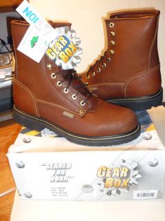 Gear Box Mens Work Boots Kevlar Stitching 10 5 Retail 145 00 Gearbox