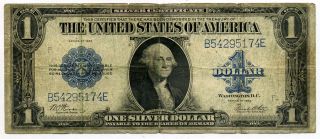1923 Large Sized $1 00 Silver Certificate Circulated