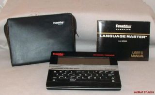 Franklin Language Master 3000 Electronic Dictionary Thesaurus Spelling