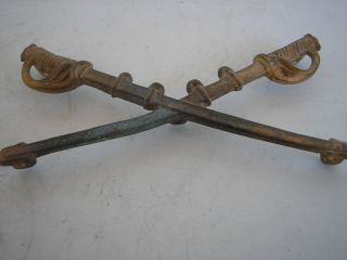  1800's Calvary Cross Sword Hat Pin