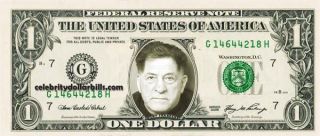 Sonny Franzese Mug Shot Celebrity Dollar Bill Uncirculated Mint US