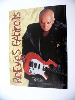 Parker Nitefly Guitar Reeves Gabrels 1997 Print Ad
