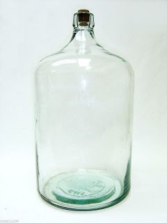  Antique 5 Gallon Glass Carboy 5g Water Wine Brewing Jug Bottle