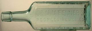 Dr M M Fenners Peoples Remedies Fredonia NY Bottle
