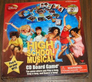  School Musical 2 CD Board Game Cardinal / Disney Board Game New Sealed