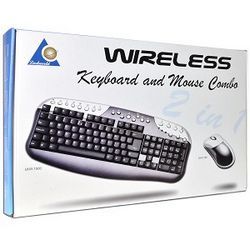 Linkworld LK1000 13 104 Key Wireless Multimedia Keyboard Optical Mouse