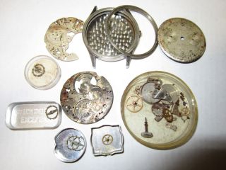  Vintage Gallet Watch Parts