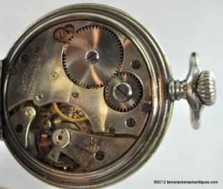 Antique Gallet Company 17 5 Ligne 7J Swiss Pocket Watch Roman Numeral