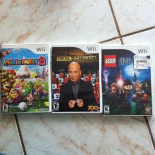 Lot of 3 Nintendo Wii games Lego Harry Potter Mario Party 8 Deal or No