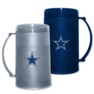 Dallas Cowboys 15 oz Freezer Mug 2 Pack Home & Away H20 Mug Set