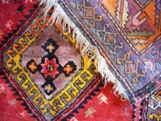 KAZAK Rug Colorful Geometric Design Caucasian Quality Wool 100 Years