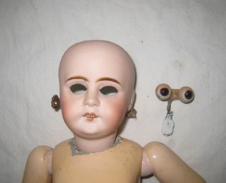 Antique J D Kestner 20 Bisque Head Doll