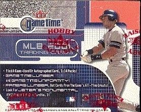  2001 Fleer Game Time Baseball Hobby Box