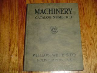  , White Moline Illinois Power Hammer Press 1910 Machine Tool Catalog
