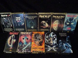  Friday The 13th Complete VHS Collection
