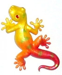 Swarovski Crystal Eye Gecko Lizard Magnet Made USA New