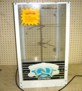 JJ Pretzel Rotating Case and Warmer J J Vending Machine
