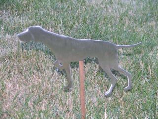 Pointer Pheasant Bird Dog Yard Garden Art Statue Stake