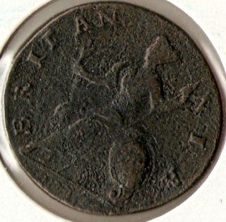  UK Great Britain 1739 George II Half Penny 2