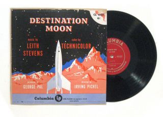 1950 George PAL Destination Moon Record EX with Sleeve