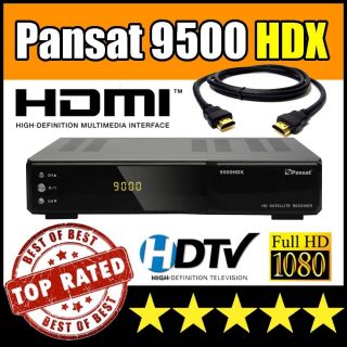  HD PVR Free HDMI Cable FTA Receiver DVB s S2 9500HDX High Def