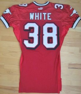 George White CFL Calgary Stampeders Game Used Jersey