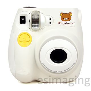 Fujifilm Instax Instant Mini 7S White Rilakkuma Cartoon Film Polaroid