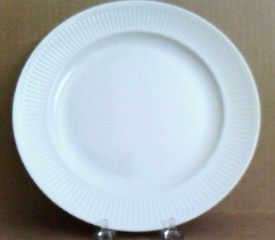 Royal Copenhagen Georgiana Lunch Luncheon Plate White Porcelain #129 c