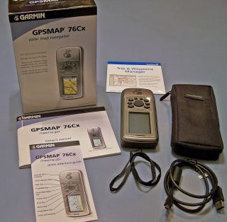 Garmin GPSMAP 76Cx Handheld GPS Receiver Bundle With Data Cable and