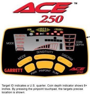 Garrett ACE 250 Metal Detector With  From Dealer
