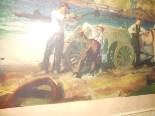 George Wesley Bellows The Sand Cart Antique Print