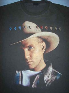 Garth Brooks Black Fresh Horses Country Music Concert Tour T Shirt